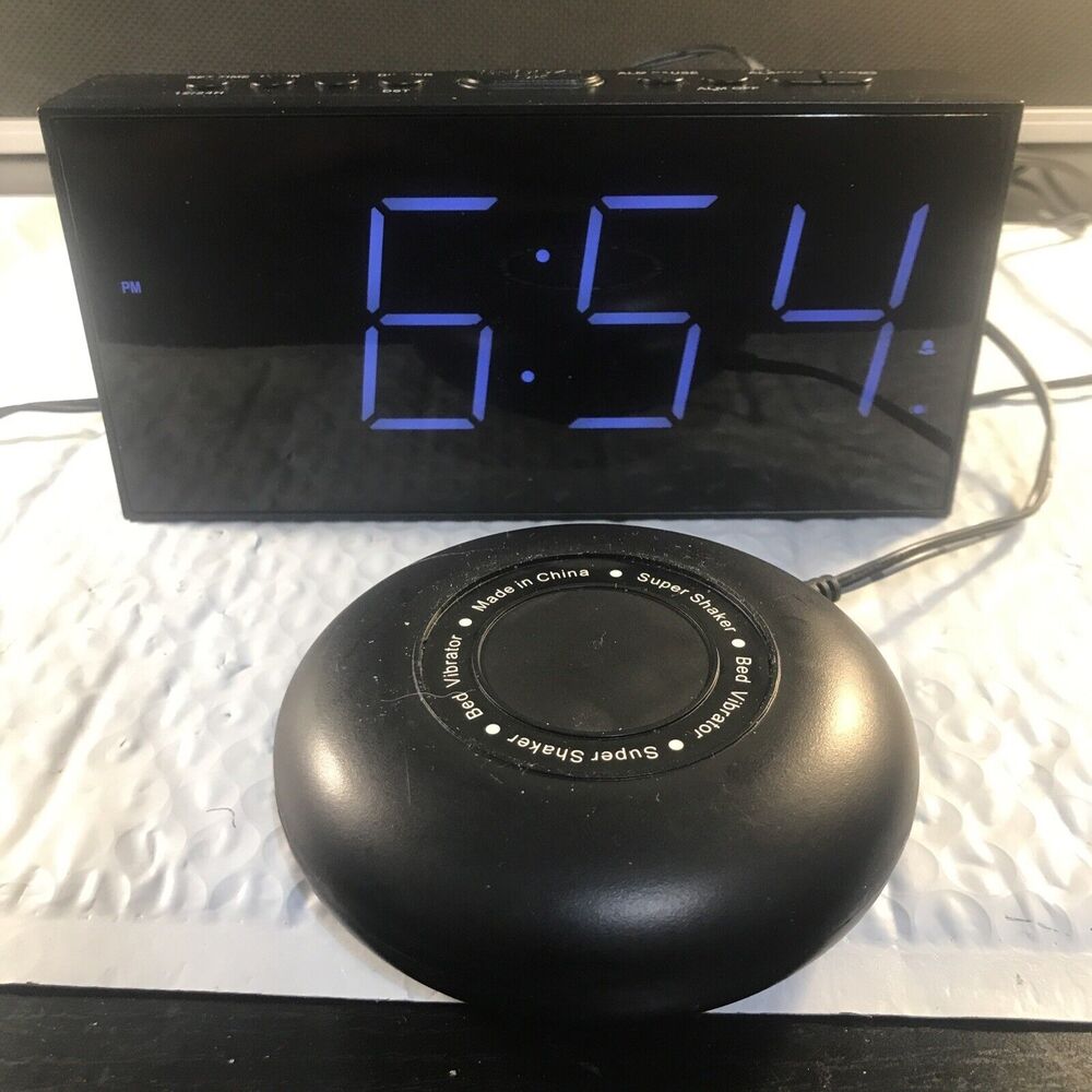 Super Shaker Bed Vibrator Alarm Clock